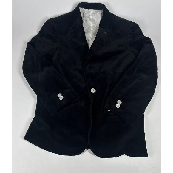 Jason Scott x imp originals Other - Boys Jason Scott Imp Black Velvet Blazer Jacket Mother of Pearl Buttons VTG USA
